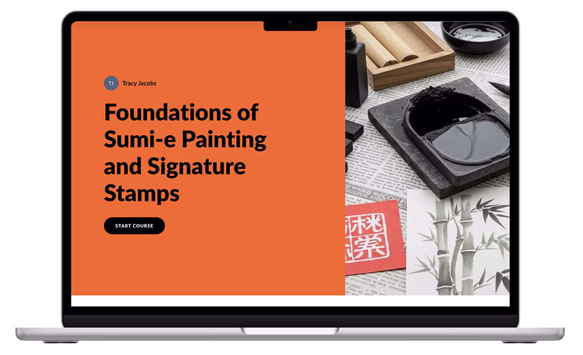  eLearning course Sumi-e